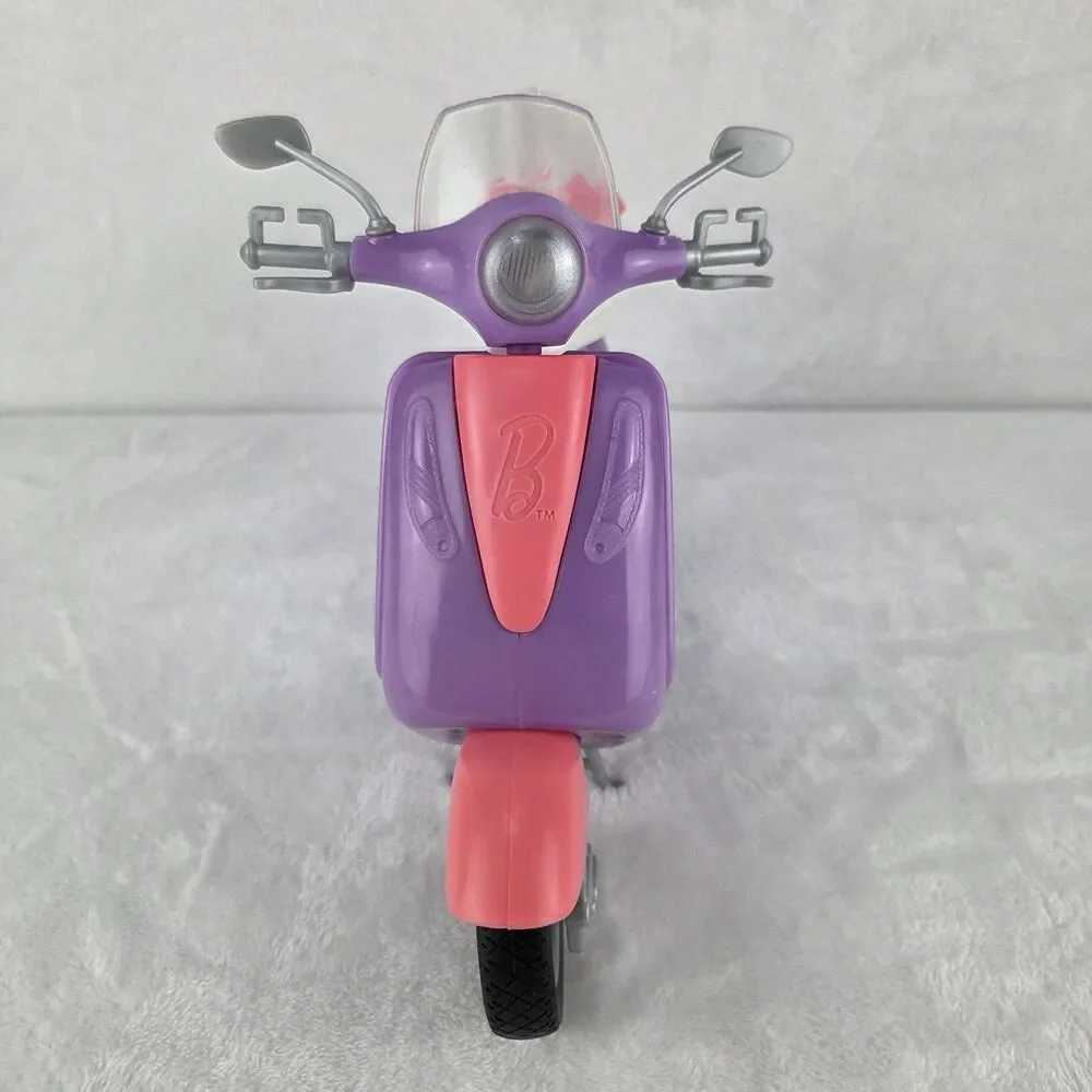 Mattel Barbie Pink Passport Scooter FNY34 Doll Vehicle w Basket Windshield